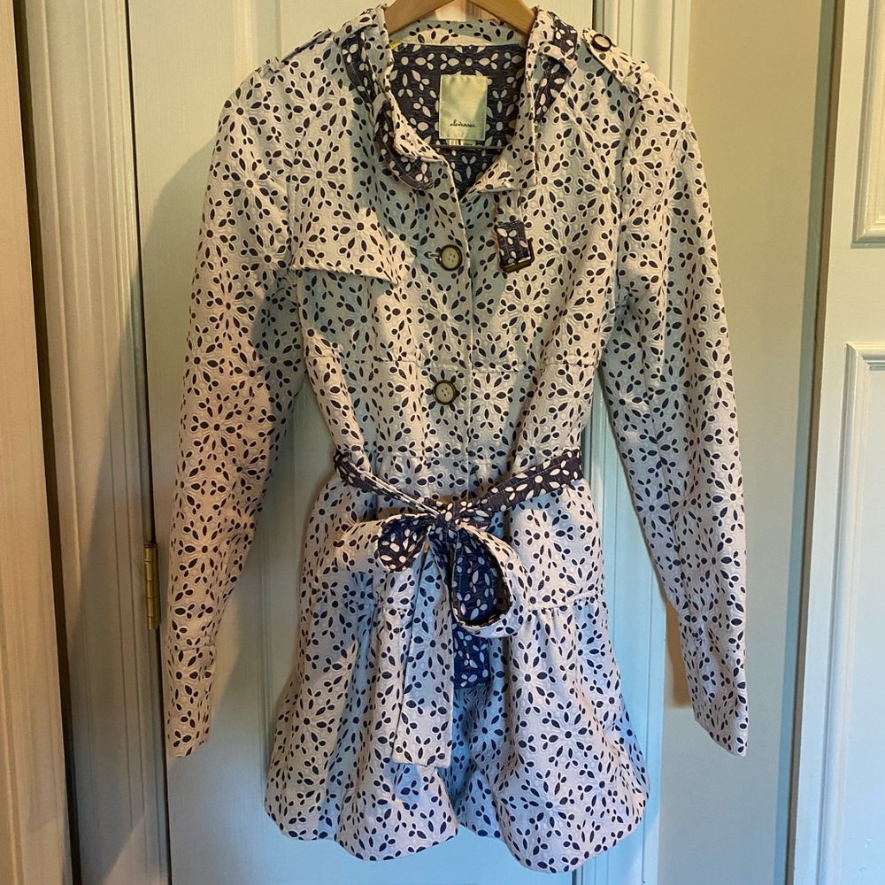 Anthropologie eyelet coat
